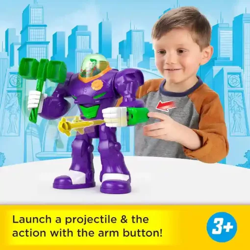 Mattel Fisher-Price Batman - Joker kalapácsos robotja, DC Super Friends