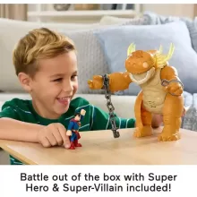Mattel Fisher-Price Superman - Superman vs. Kaiju interaktív játékszett, DC Super Friends