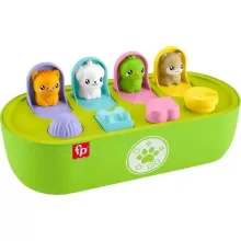Mattel Fisher-Price - Pop-up állatos bújócska készségfejlesztő játék