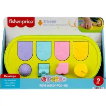 Mattel Fisher-Price - Pop-up állatos bújócska készségfejlesztő játék