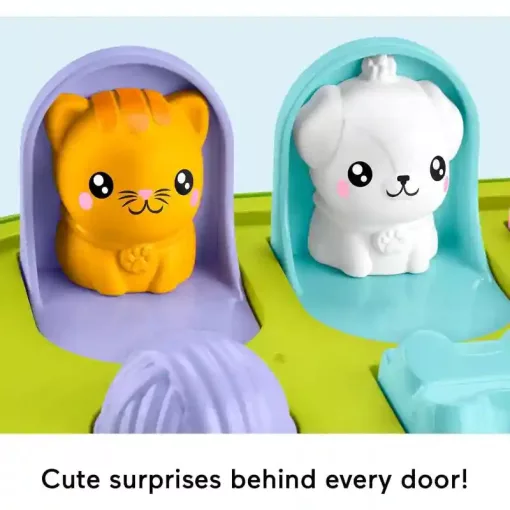 Mattel Fisher-Price - Pop-up állatos bújócska készségfejlesztő játék
