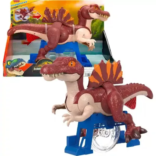 Mattel Fisher-Price - Jurassic World: Újjászületés Rohanó Spinosaurus dinó, Rebirth