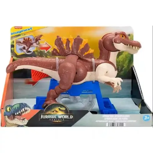 Mattel Fisher-Price - Jurassic World: Újjászületés Rohanó Spinosaurus dinó, Rebirth