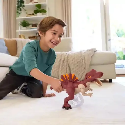 Mattel Fisher-Price - Jurassic World: Újjászületés Rohanó Spinosaurus dinó, Rebirth
