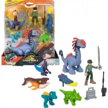 Mattel Fisher-Price - Jurassic World: Újjászületés Dinoszaurusz játékszett, Rebirth
