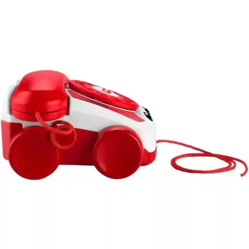 Mattel Fisher-Price - Guruló fecsegő telefon hanggal babáknak, 80. évfordulós