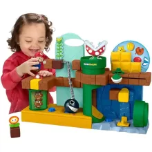 Mattel Fisher-Price Little People - Super Mario kalandjai interaktív játékszett