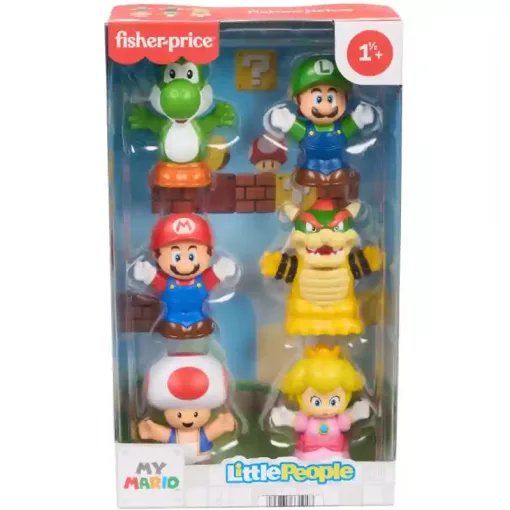Mattel Fisher-Price Little People - Super Mario figurakészlet
