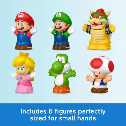 Mattel Fisher-Price Little People - Super Mario figurakészlet
