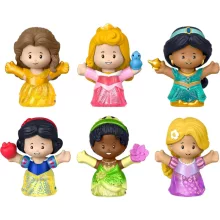 Mattel Fisher-Price Little People Disney - Hercegnők 6db-os figuraszett