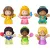   Mattel Fisher-Price Little People Disney - Hercegnők 6db-os figuraszett