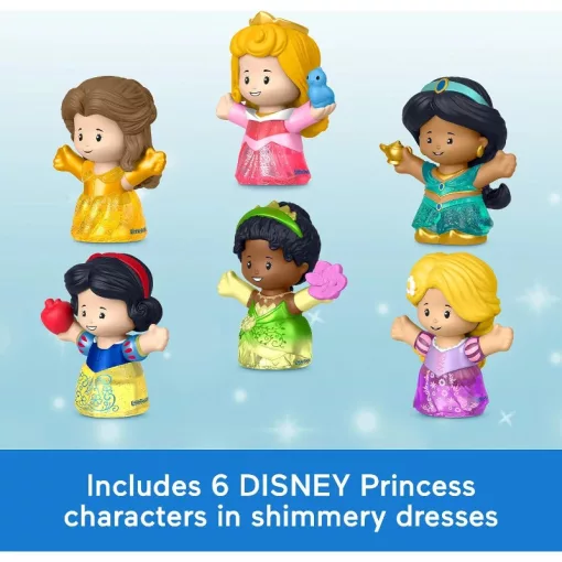 Mattel Fisher-Price Little People Disney - Hercegnők 6db-os figuraszett