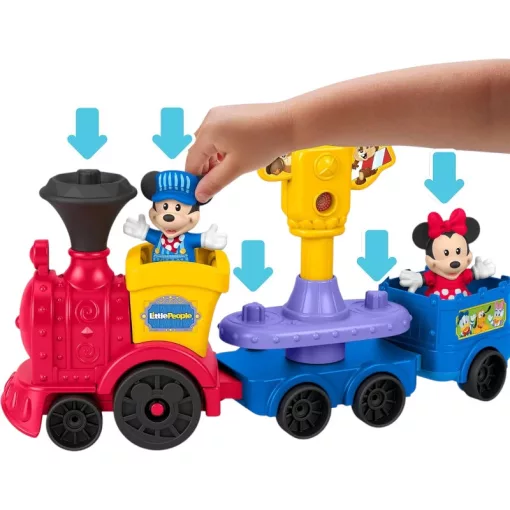Mattel Fisher-Price Little People Disney Minnie és MIckey zenélő vonata