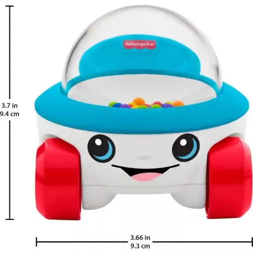 Mattel Fisher-Price tologatós kisautó pattogó gyöngyökkel