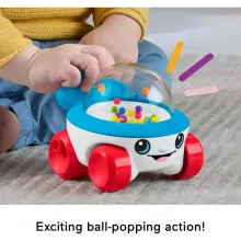 Mattel Fisher-Price tologatós kisautó pattogó gyöngyökkel