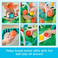 Mattel Fisher-Price 2 az 1-ben teknősös aktivitásjáték labdákkal és járássegítő