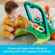 Mattel Fisher-Price 2 az 1-ben teknősös aktivitásjáték labdákkal és járássegítő