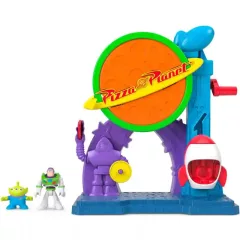   Mattel Fisher-Price Toy Story - Pizza Planet játékkészlet Buzz Lightyear figurával