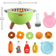 Mattel Fisher-Price interaktív grill játékszett kicsiknek