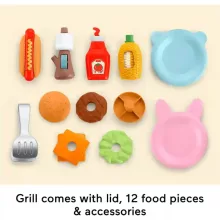 Mattel Fisher-Price interaktív grill játékszett kicsiknek