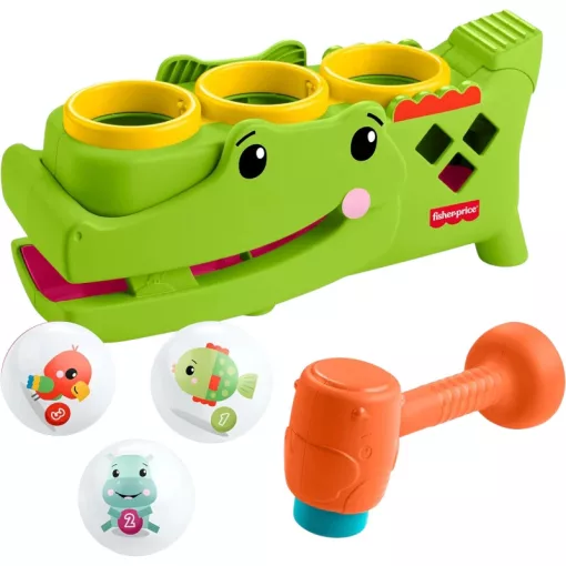 Mattel Fisher-Price aligátoros aktivitásjáték labdákkal
