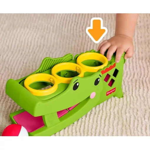 Mattel Fisher-Price aligátoros aktivitásjáték labdákkal