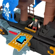 Mattel Fisher-Price Imaginext - Cápa szájú kalózhajó 2 kalózfigurával