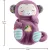   Mattel Fisher-Price - Interaktív szunyókáló lila plüss majom hanggal és mozgással