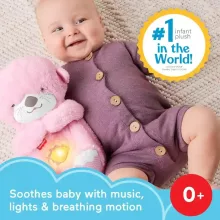 Mattel Fisher-Price - Interaktív szunyókáló rózsaszín plüss vidra hanggal és mozgással