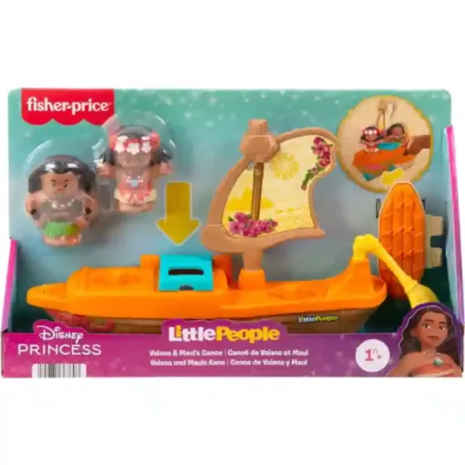 Mattel Fisher-Price Little People Disney Vaiana - Vaiana és Maui kenuja