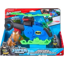 Mattel Fisher-Price Batman - Batman interaktív Batcopter helikoptere, DC Super Friends