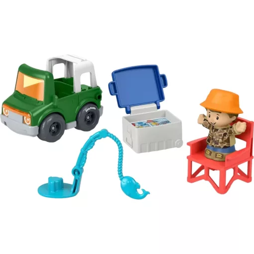 Mattel Fisher-Price Little People - Erdei horgászat játékszett