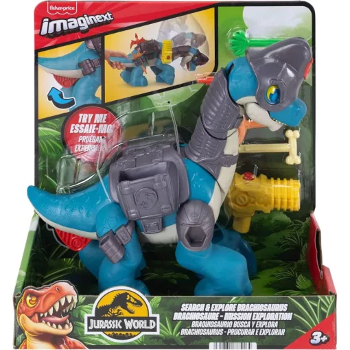 Mattel Fisher-Price Jurassic World - Brachiosaurus dinó figura 26cm