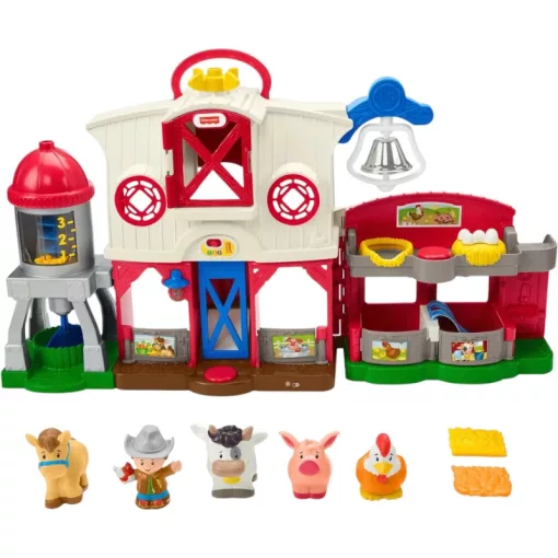 Mattel Fisher-Price Little People - Interaktív kétszintes farm állatokkal
