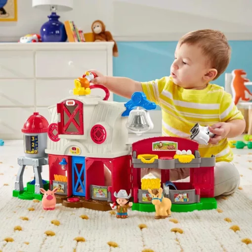 Mattel Fisher-Price Little People - Interaktív kétszintes farm állatokkal