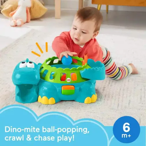Mattel Fisher-Price interaktív dinós pattogó labdajáték hanggal