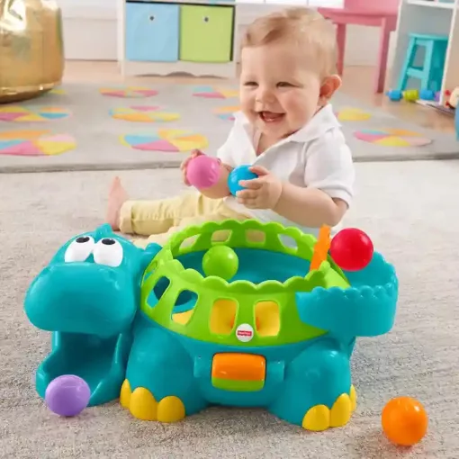 Mattel Fisher-Price interaktív dinós pattogó labdajáték hanggal