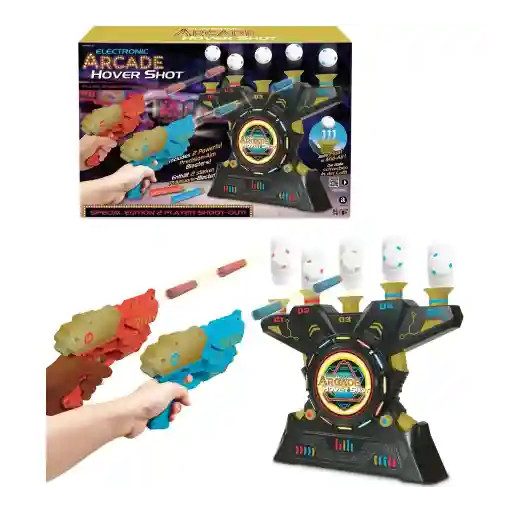 Arcade - Elektronikus lebegő célpont 2db szivacslövő fegyverrel