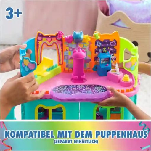 Gabi babaháza: Party szoba Gabi és Marty figurákkal, Gabby"s Dollhouse