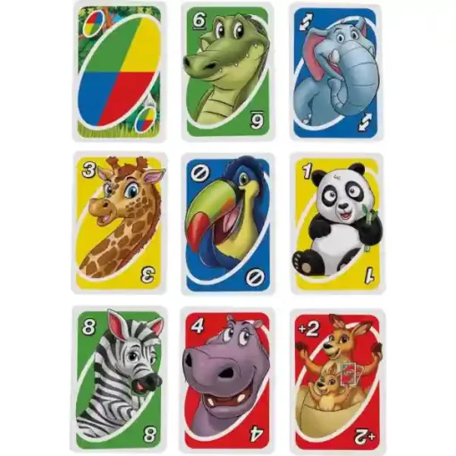 Mattel Games - UNO Junior állatos kártyajáték