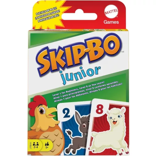 Mattel Games - Skip-Bo Junior kártyajáték