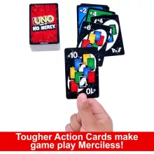 Mattel Games - UNO No Mercy: Nincs kegyelem kártyajáték