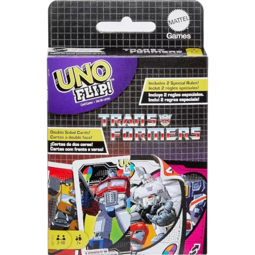 Mattel Games - UNO Flip! Transformers kártyajáték