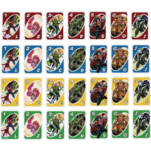 Mattel Games - UNO A csodálatos Pókember kártyajáték