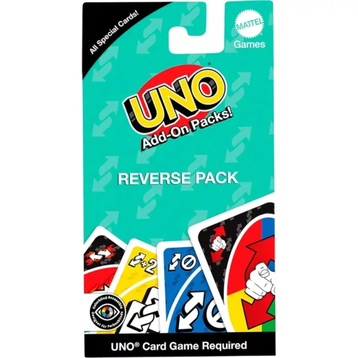 Mattel Games - UNO irányváltó csomag kiegészítő kártyajáték