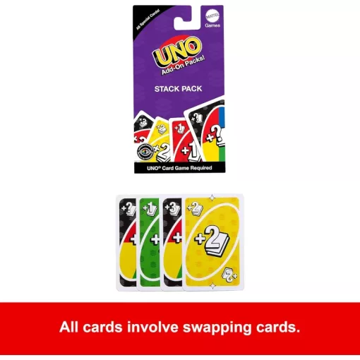 Mattel Games - UNO büntető csomag kiegészítő kártyajáték