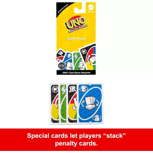 Mattel Games - UNO cserecsomag kiegészítő kártyajáték