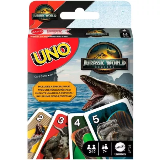 Mattel Games - UNO Jurassic World: Újjászületés kártyajáték