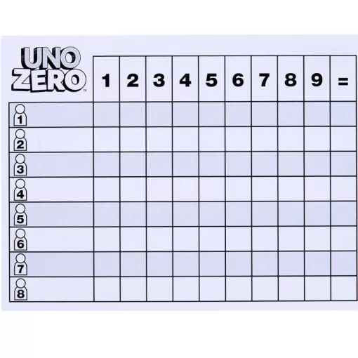Mattel Games - UNO Zero kártyajáték