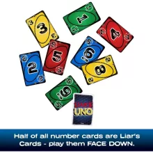 Mattel Games - UNO Liar's: Ne bízz senkiben kártyajáték